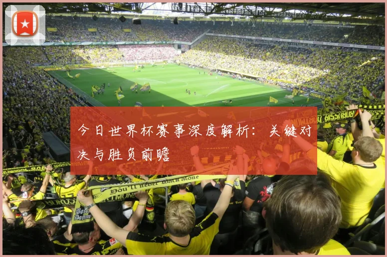 今日世界杯赛事深度解析:关键对决与胜负前瞻