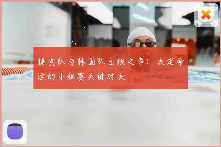 捷克队与韩国队出线之争:决定命运的小组赛关键对决